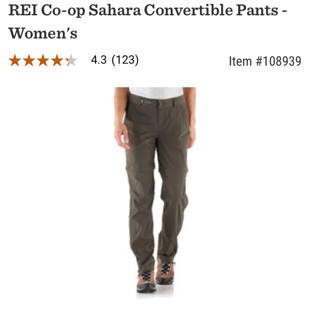 REI Co-Op Sahara Convertible Pants (Women’s)